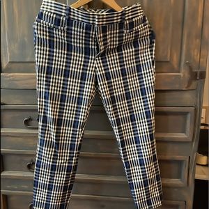Plaid skinny classic Sloan mid-rise pants